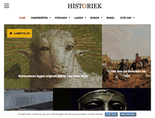 Tablet Screenshot of historiek.net